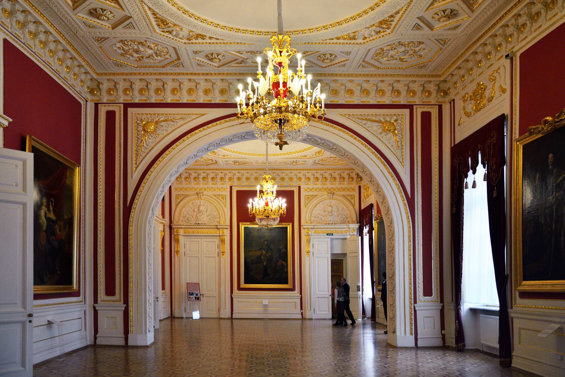 В музее Михайловского замка