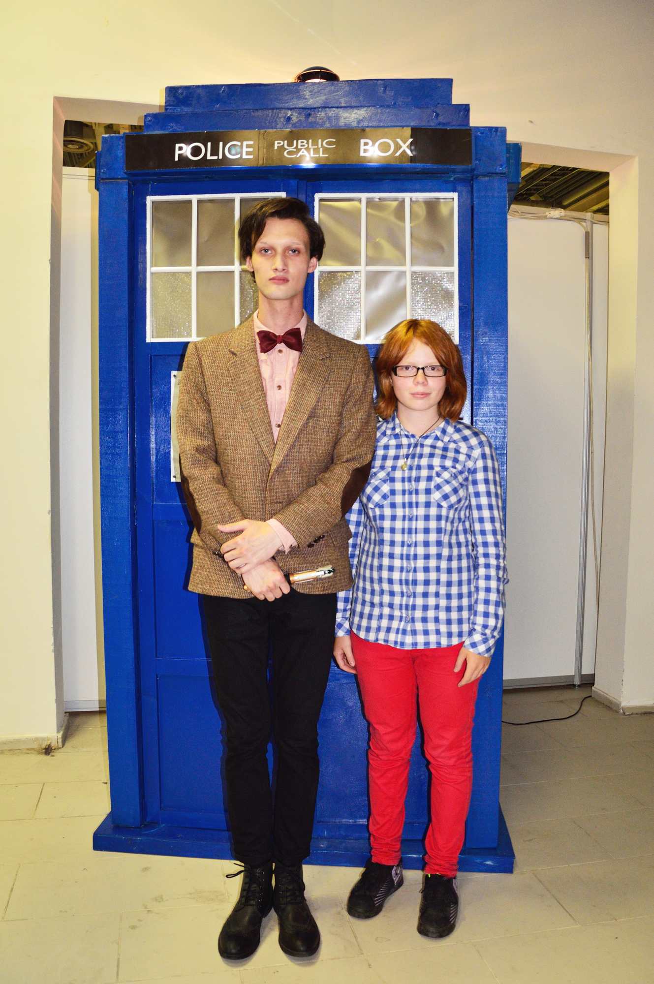 Тардис и Одиннадцатый Доктор на Старконе-2013