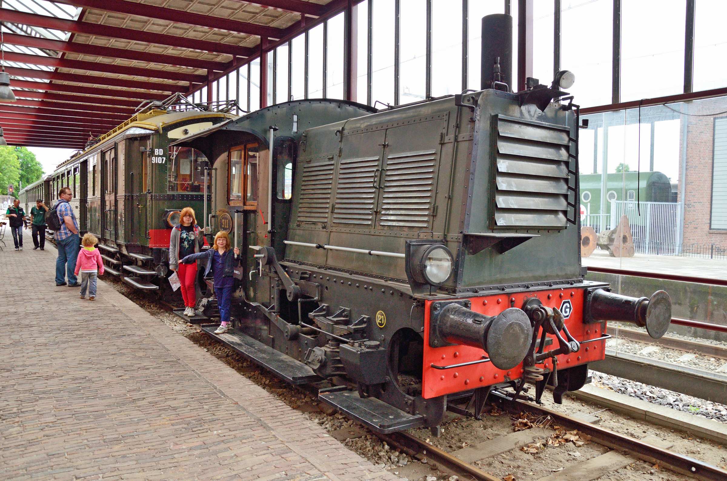 Железнодорожный музей в Утрехте. Станция Малибаан.