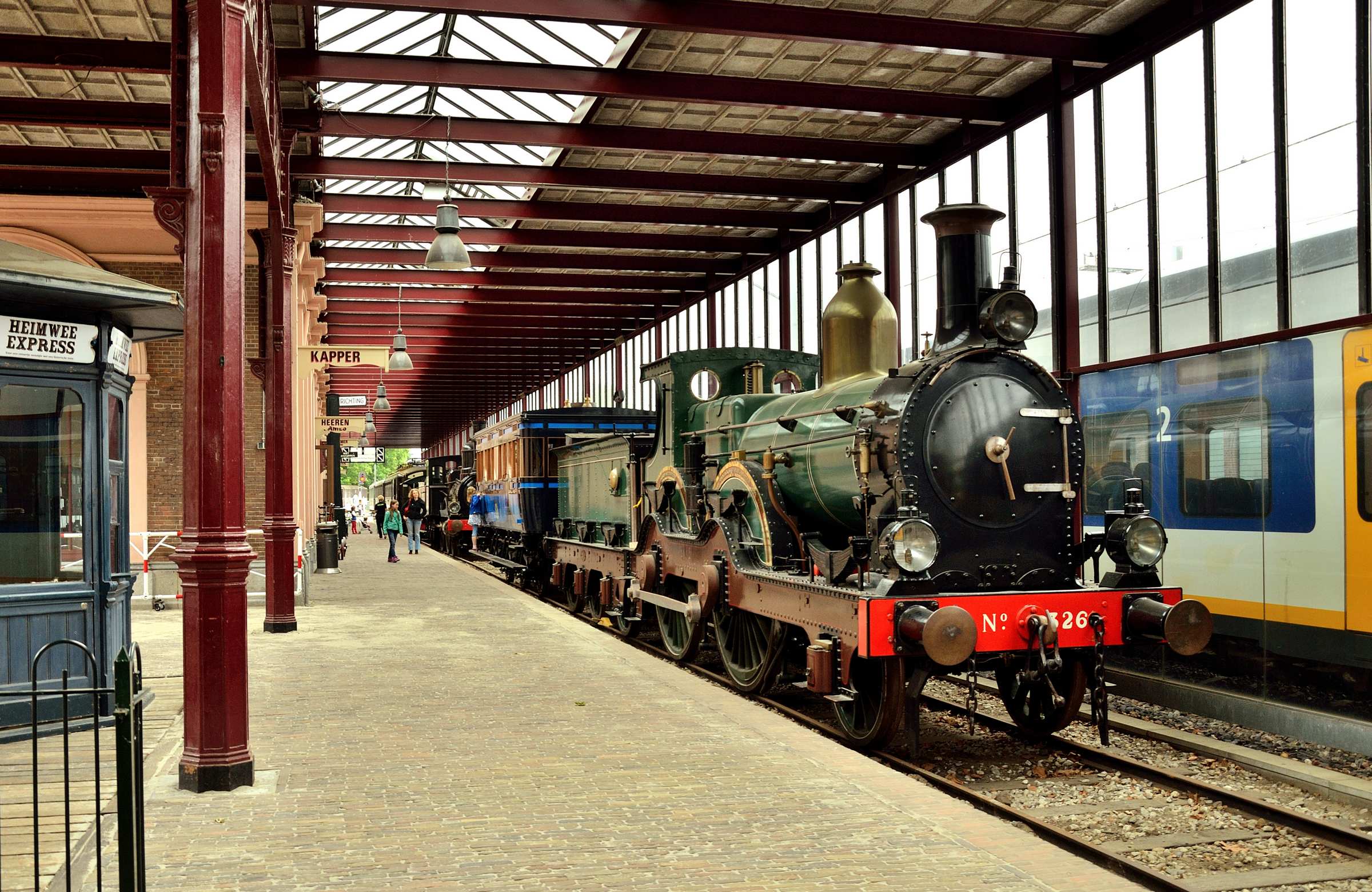 Железнодорожный музей в Утрехте. Станция Малибаан.