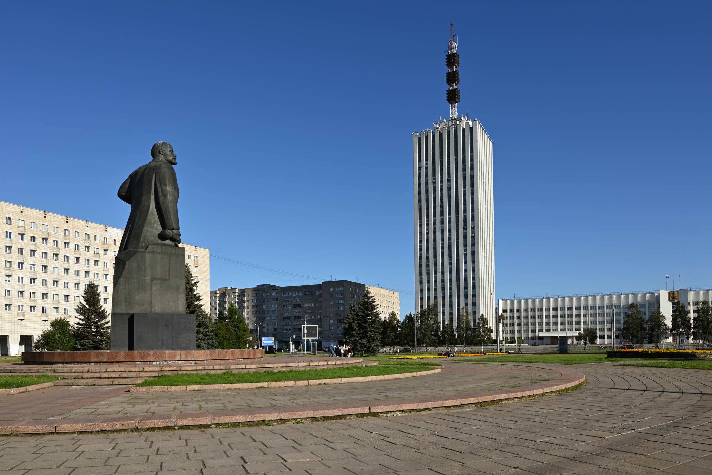 Площадь Ленина в Архангельске.