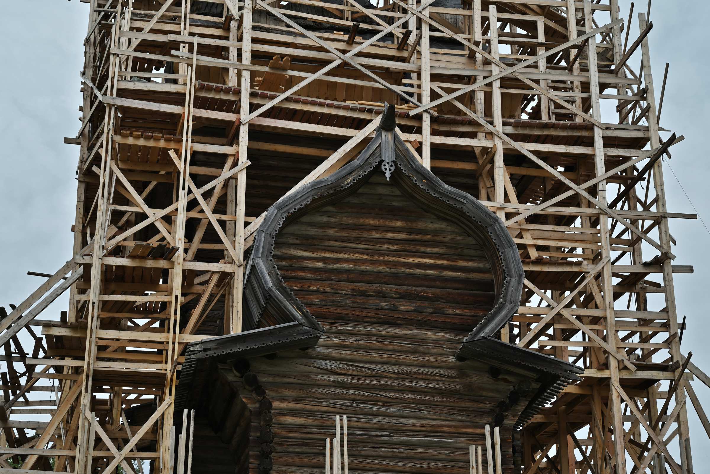 Музей деревянного зодчества «Малые Корелы». Церковь Вознесения Господня.
