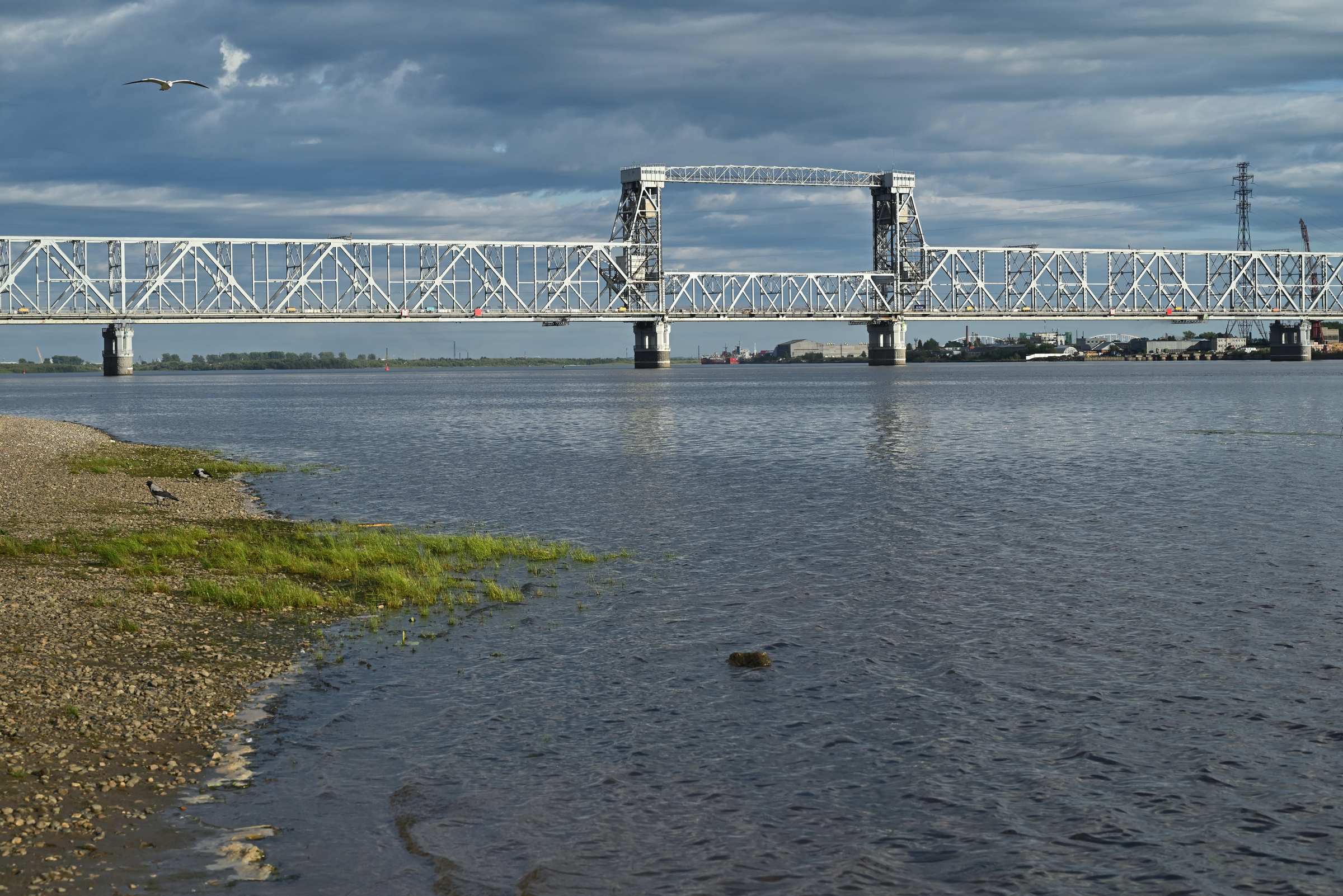 Северодвинский мост в Архангельске.