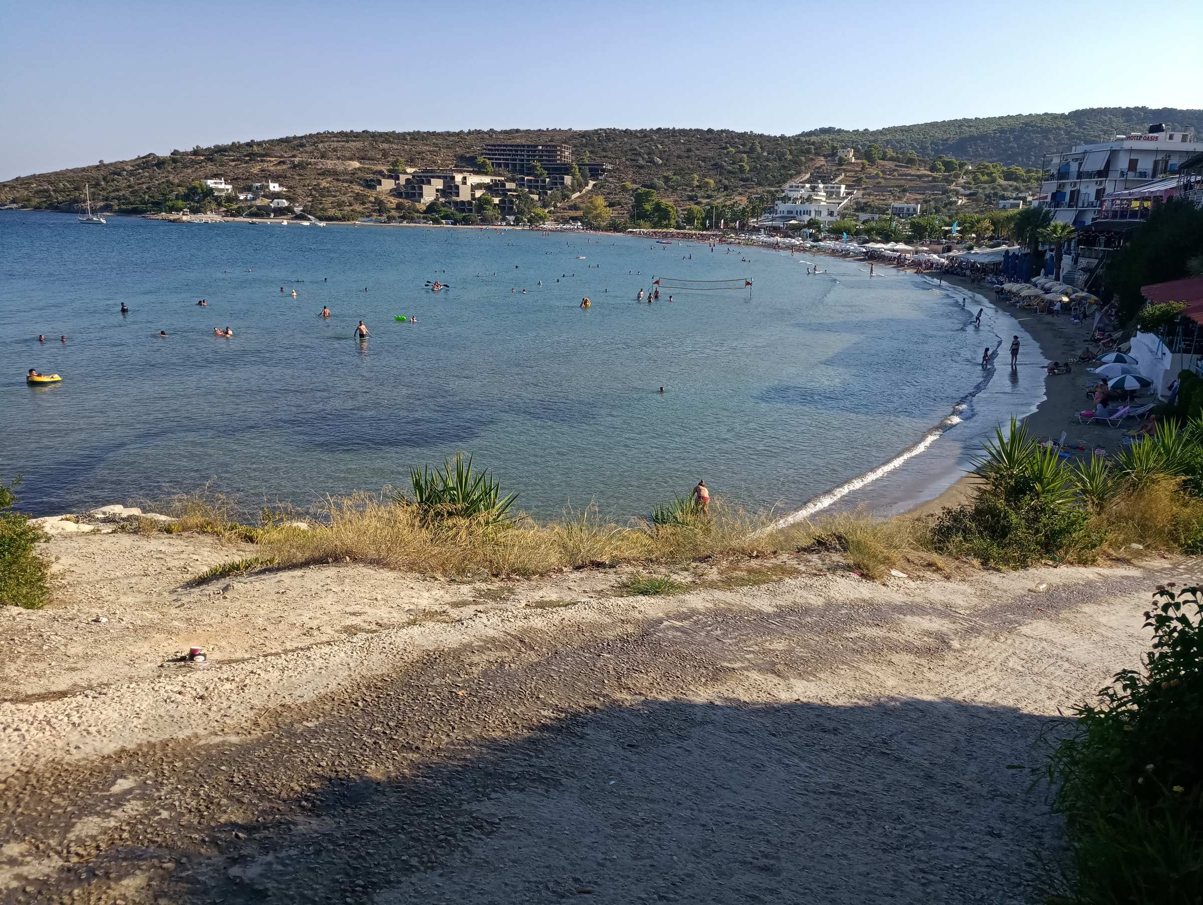 Пляж Агиа Марина на острове Эгина