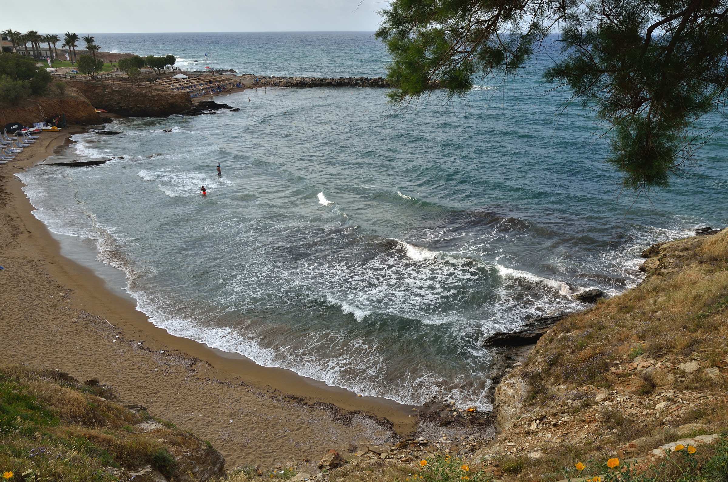 Пляж Панормо на Крите