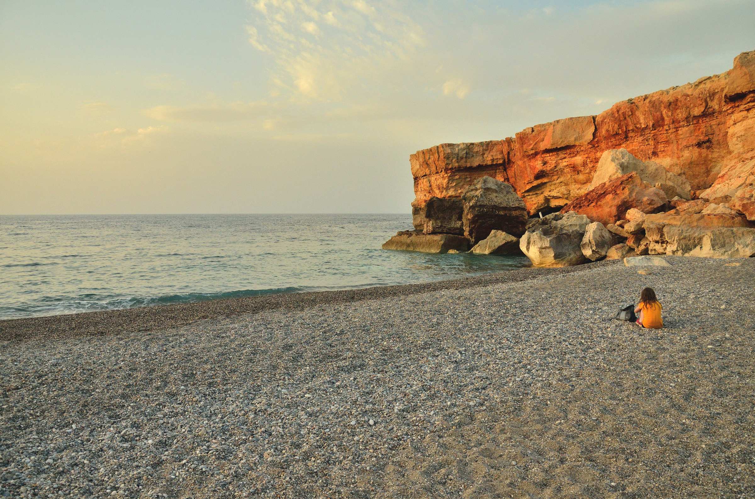 Пляж Спилес на Крите