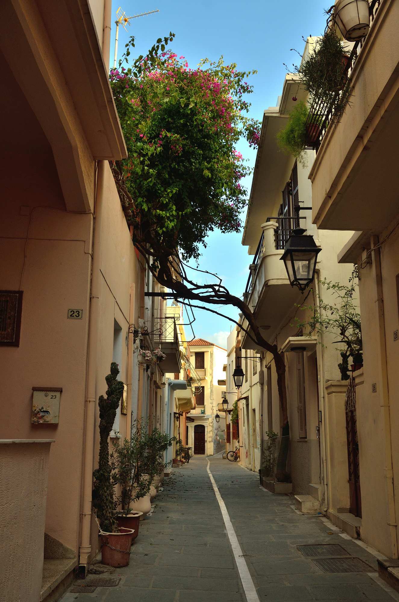 На улицах старого города Ретимно на Крите