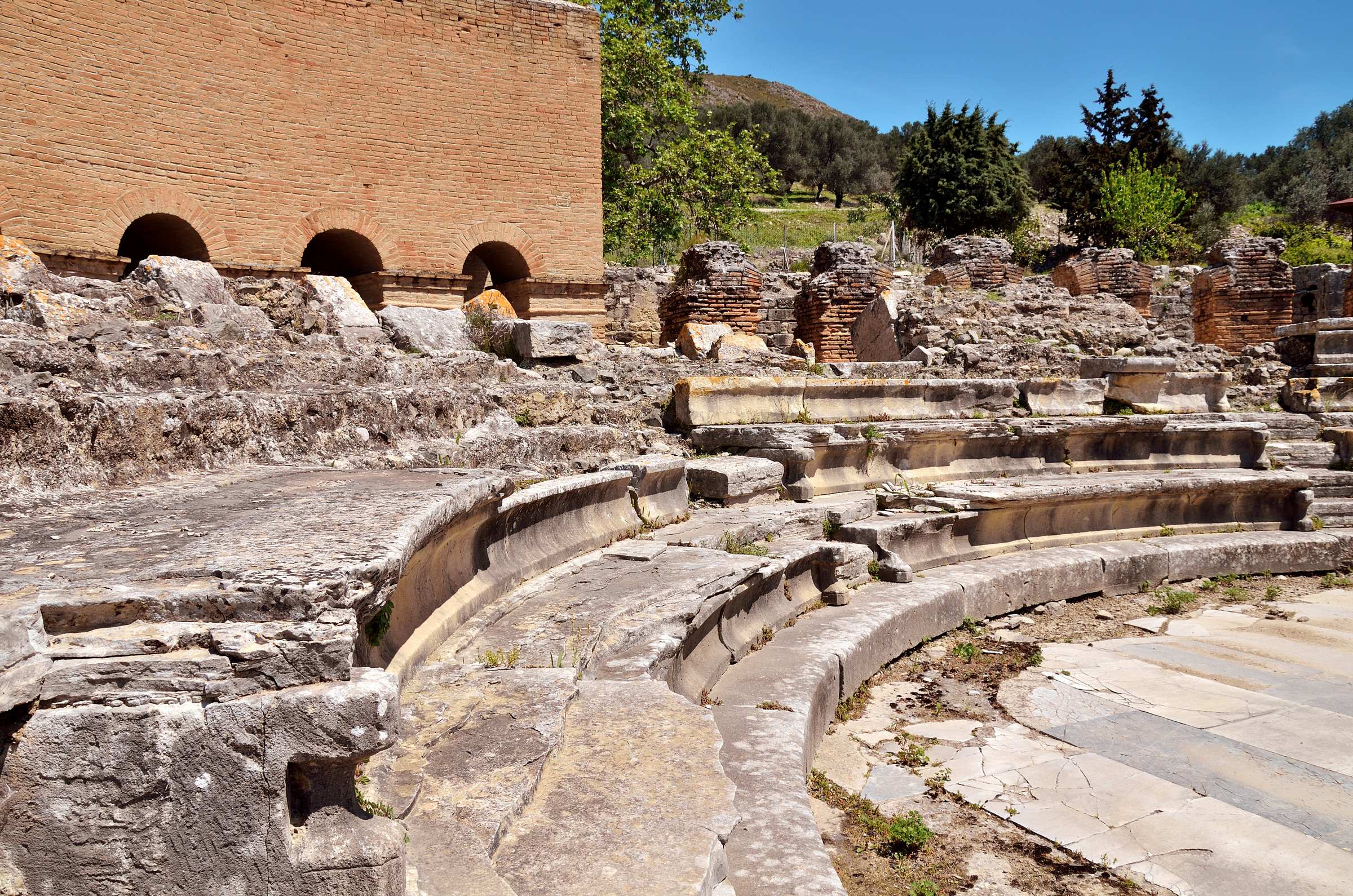 Археологическая территория Гортина. Римский театр Одеон