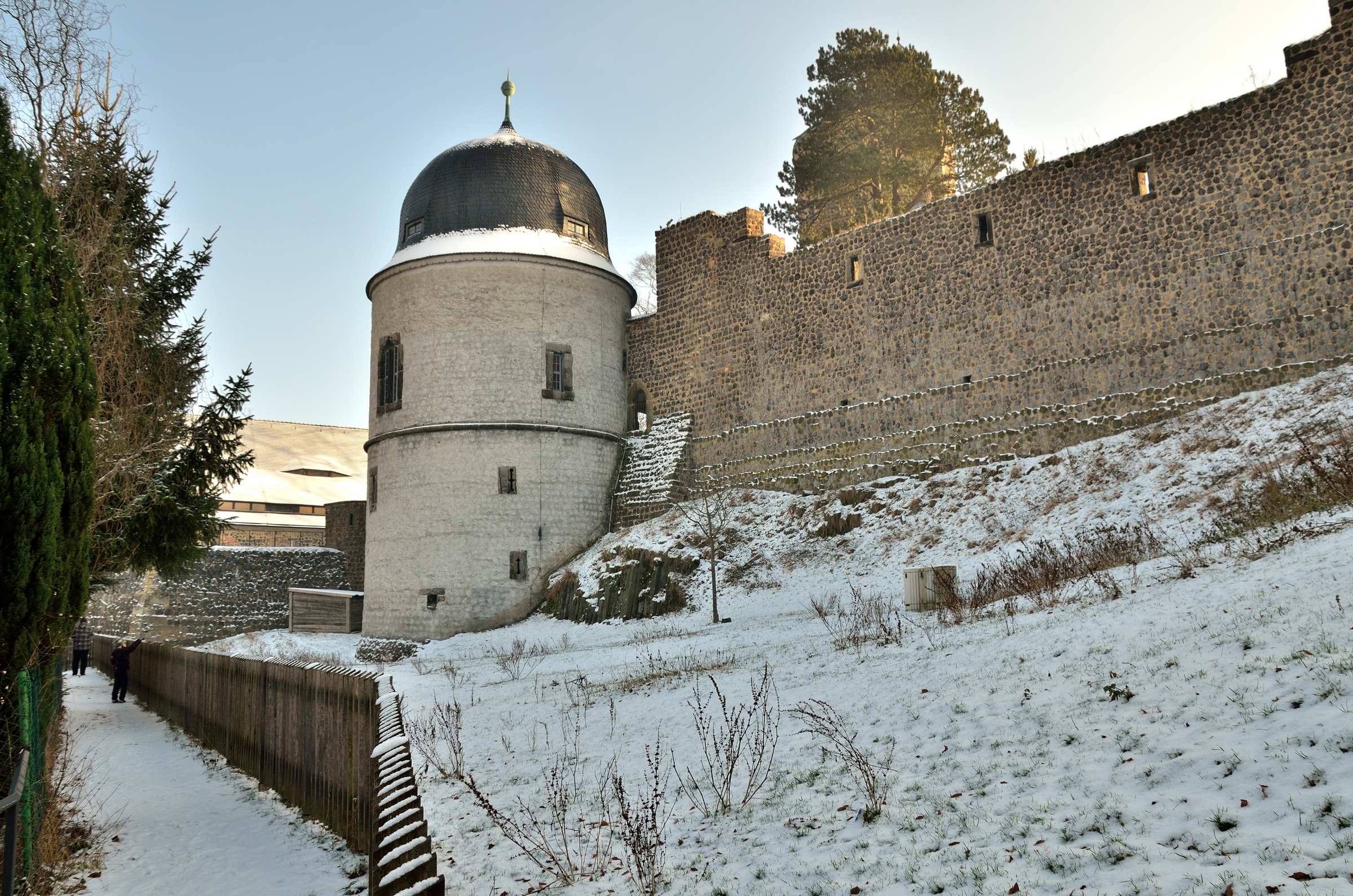У крепости Штольпен в Саксонской Швейцарии