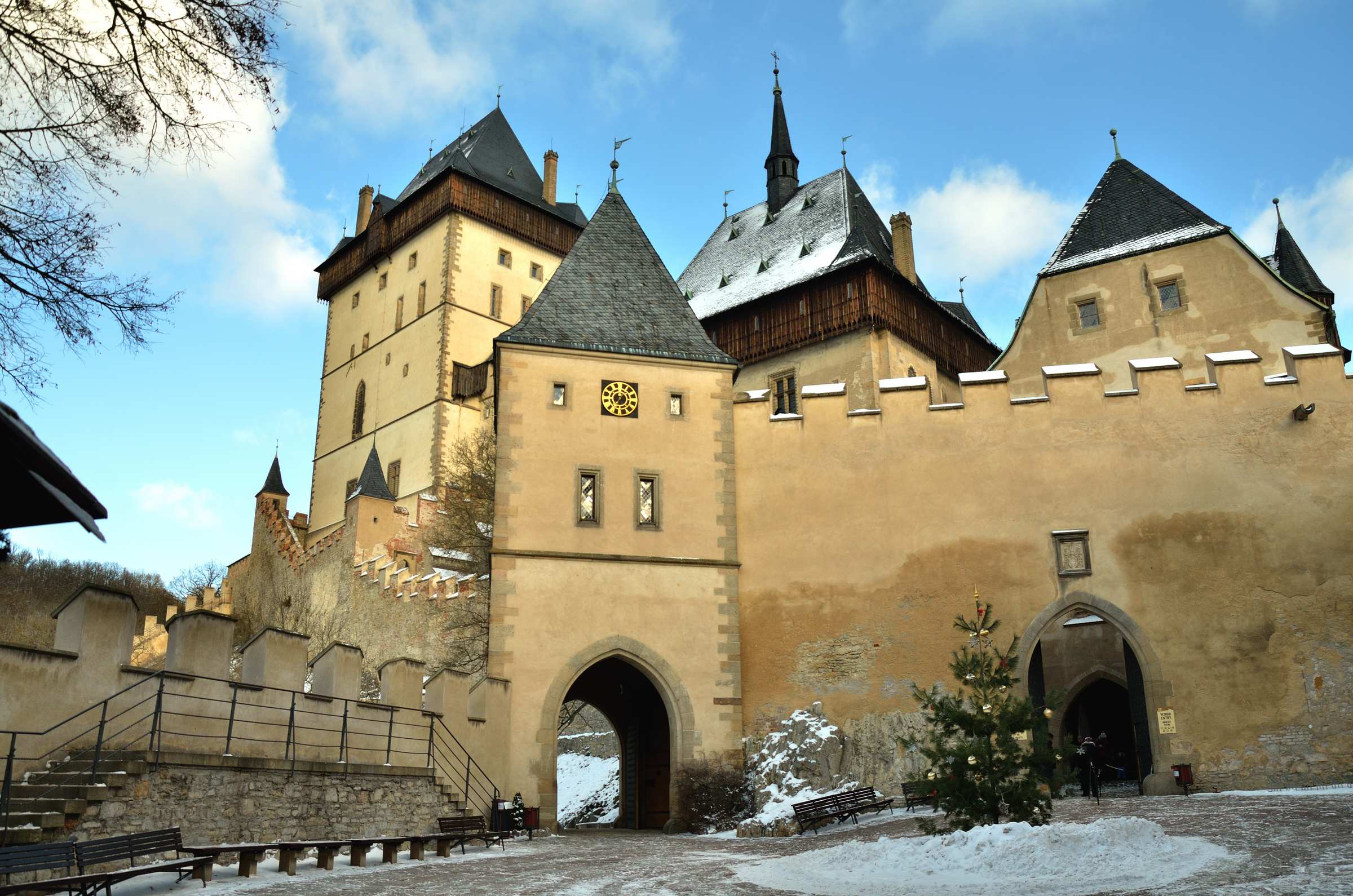 Крепость Карлштейн в Чехии