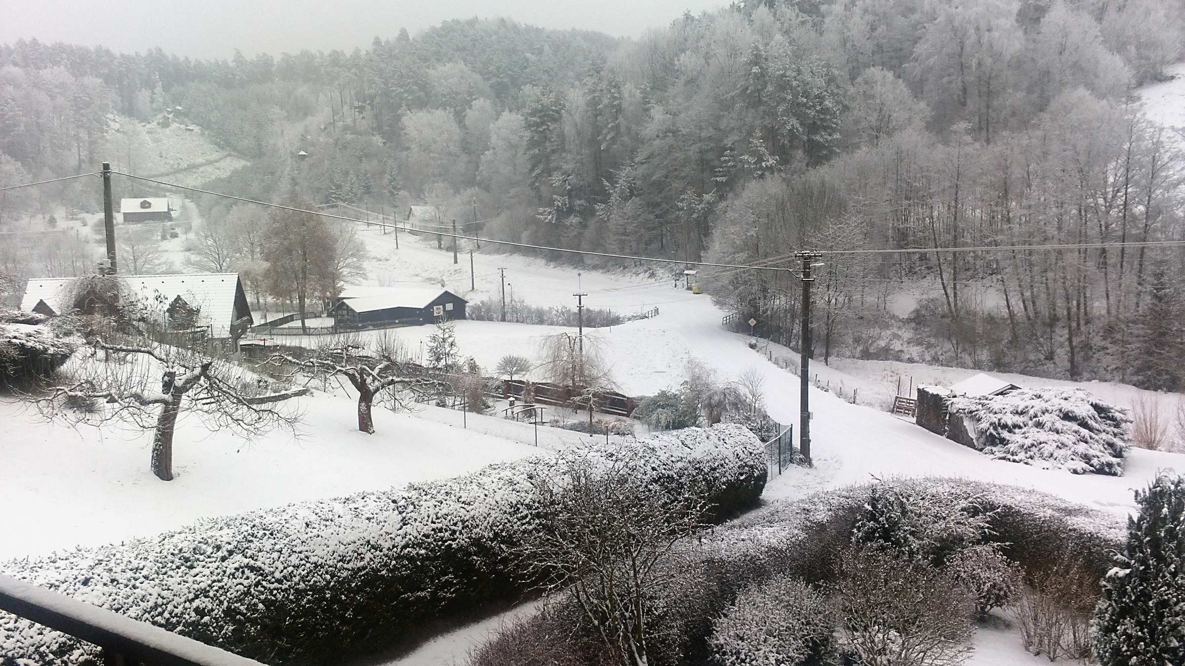 Зима в Чешском рае