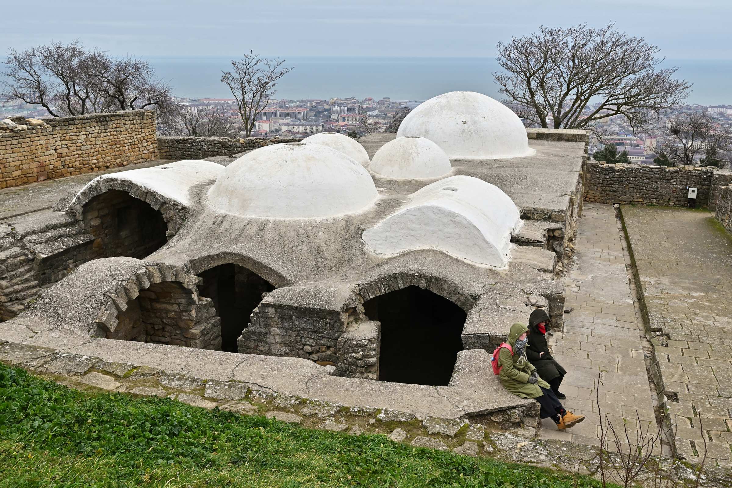 Ханская баня в крепости Нарын-кала