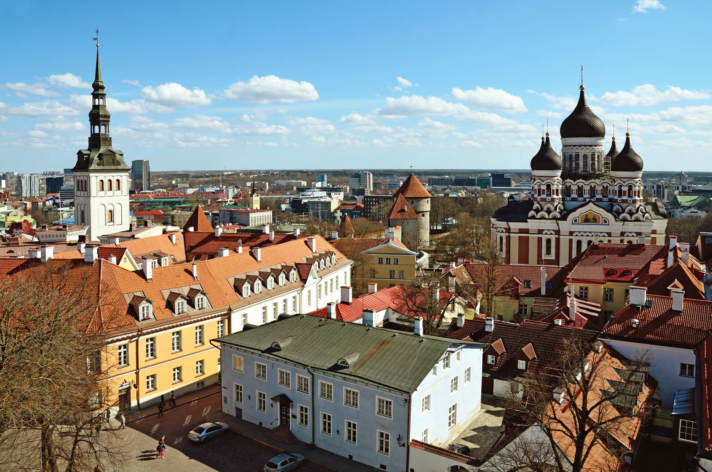 Таллин с колокольни Домского собора