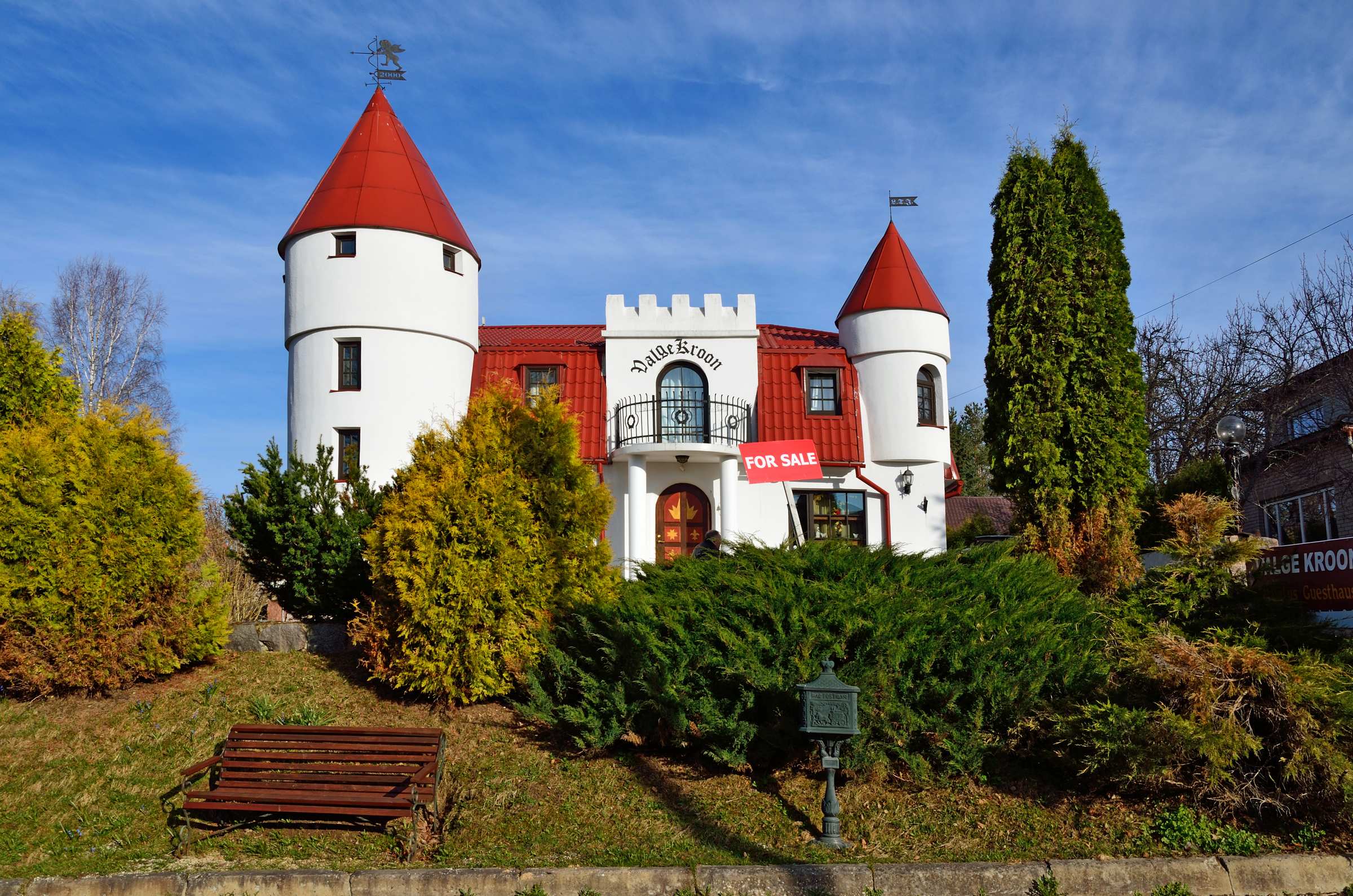 Эстония, отель Valge Kroon в виде замка