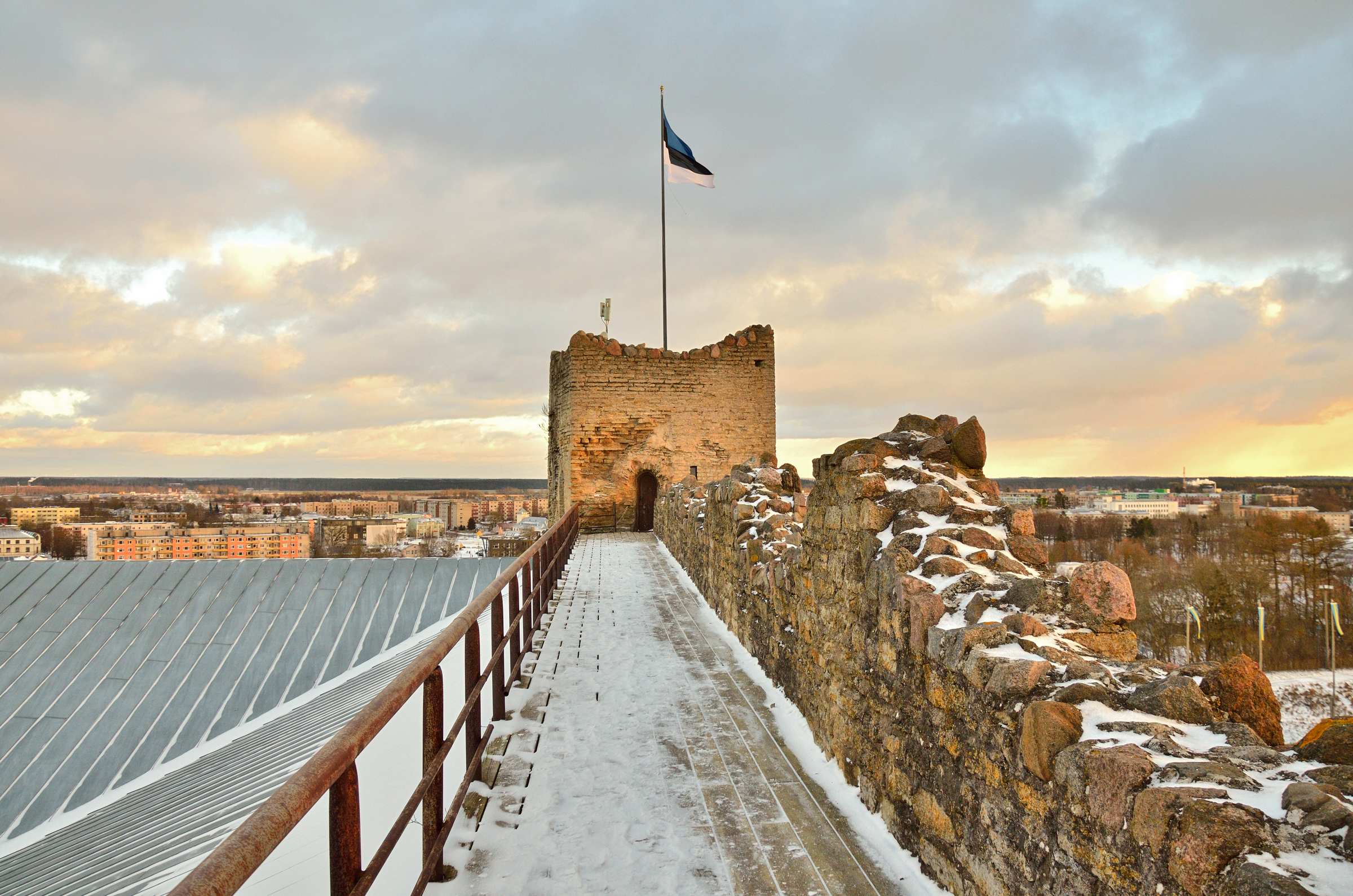 В замке Раквере в Эстонии