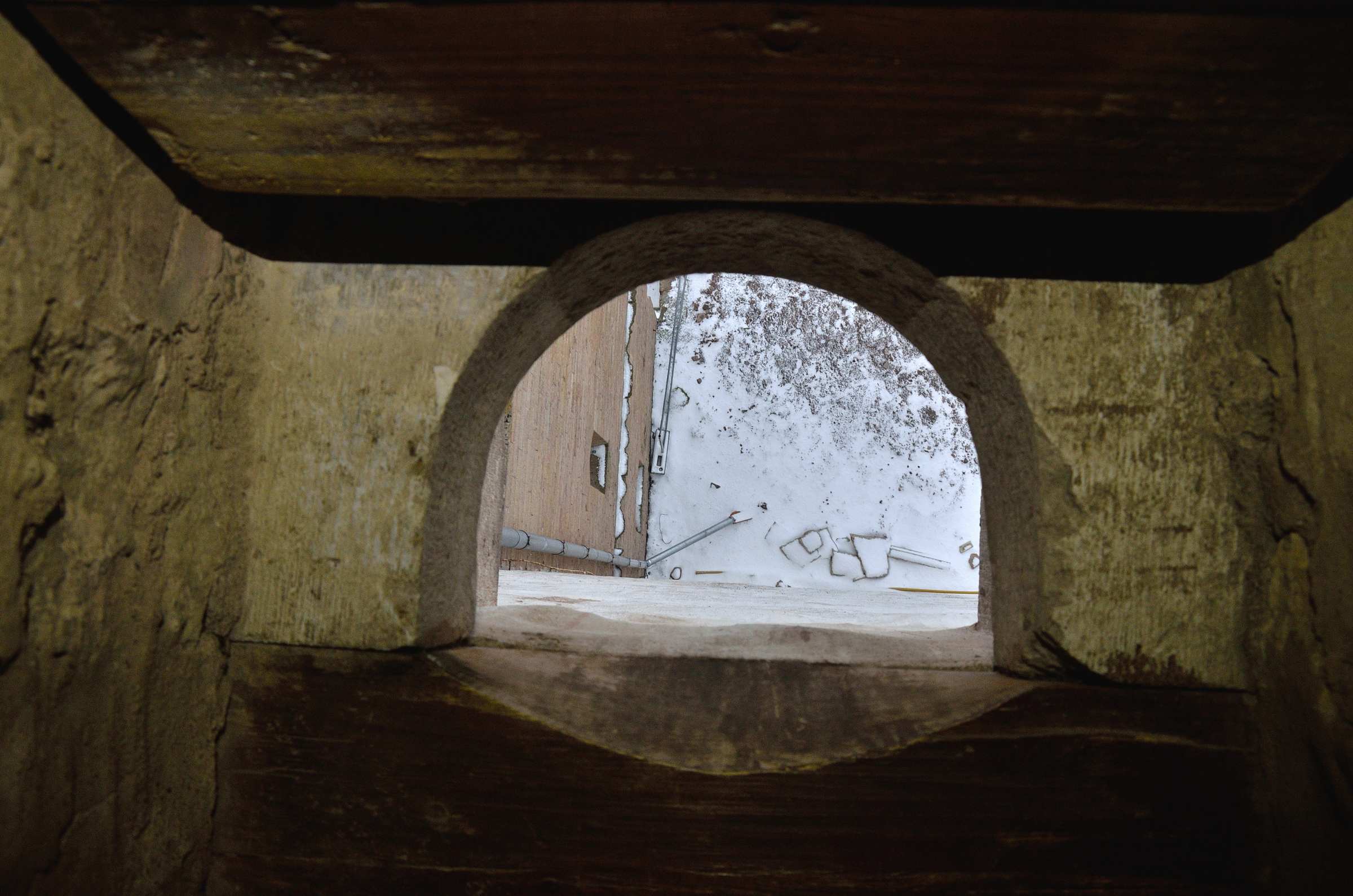 Средневековый туалет в Нарвском замке
