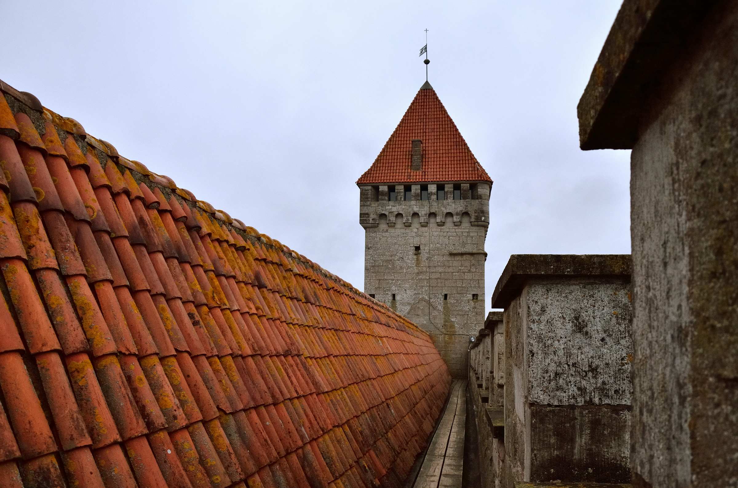 Башня Длинный Герман в крепости Курессааре в Эстонии