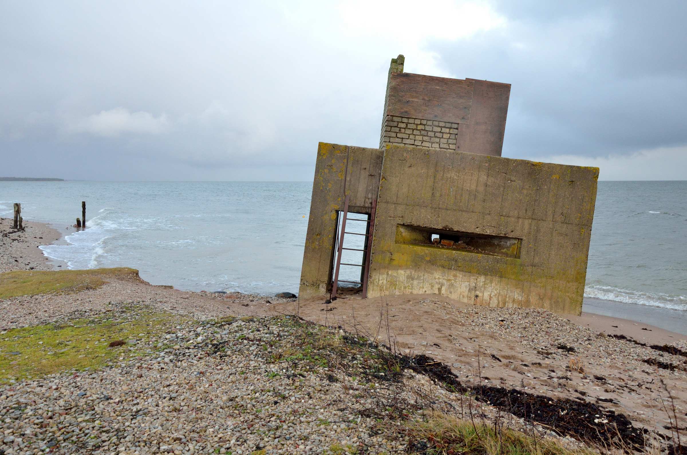 Бункер на мысе Сырве на острове Сааремаа в Эстонии