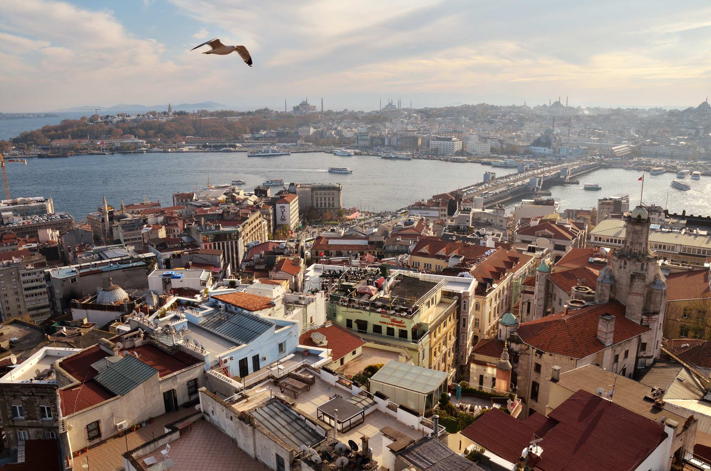 Виды на Стамбул с Галатской башни