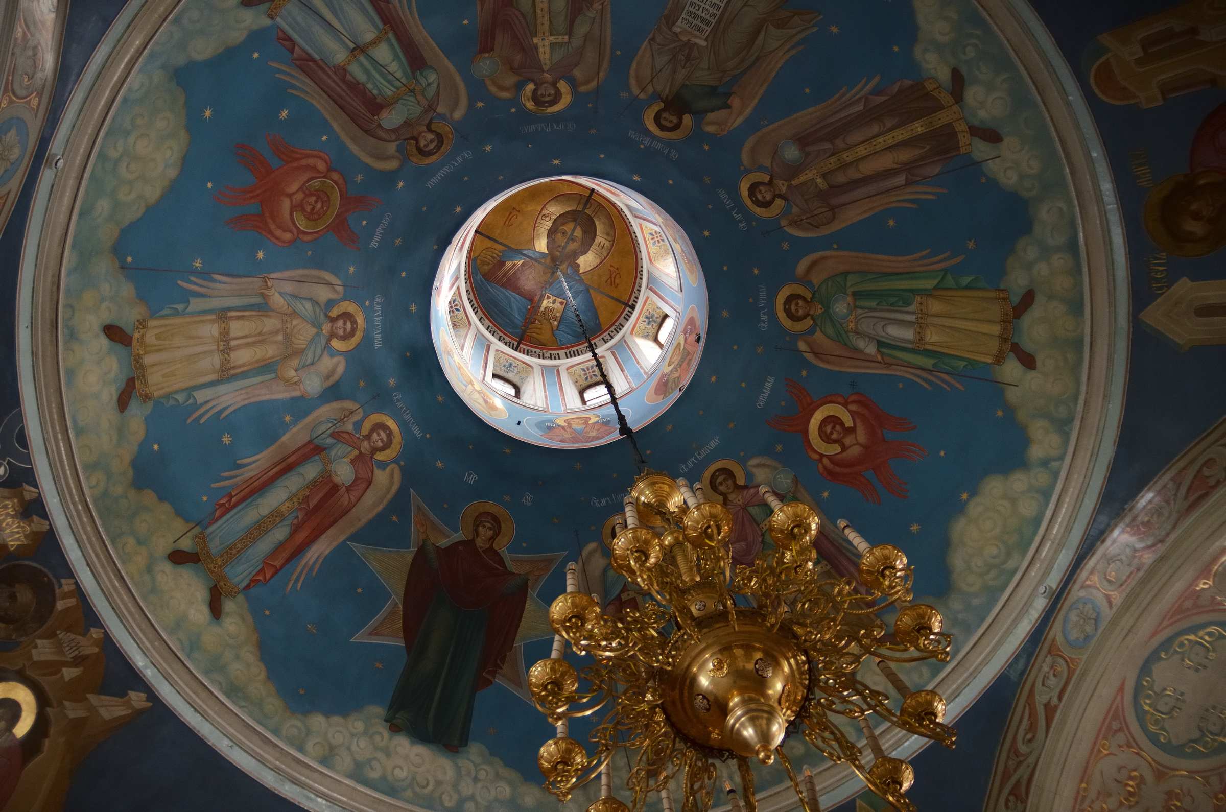 Под куполом колокольни Успенского собора Коломны