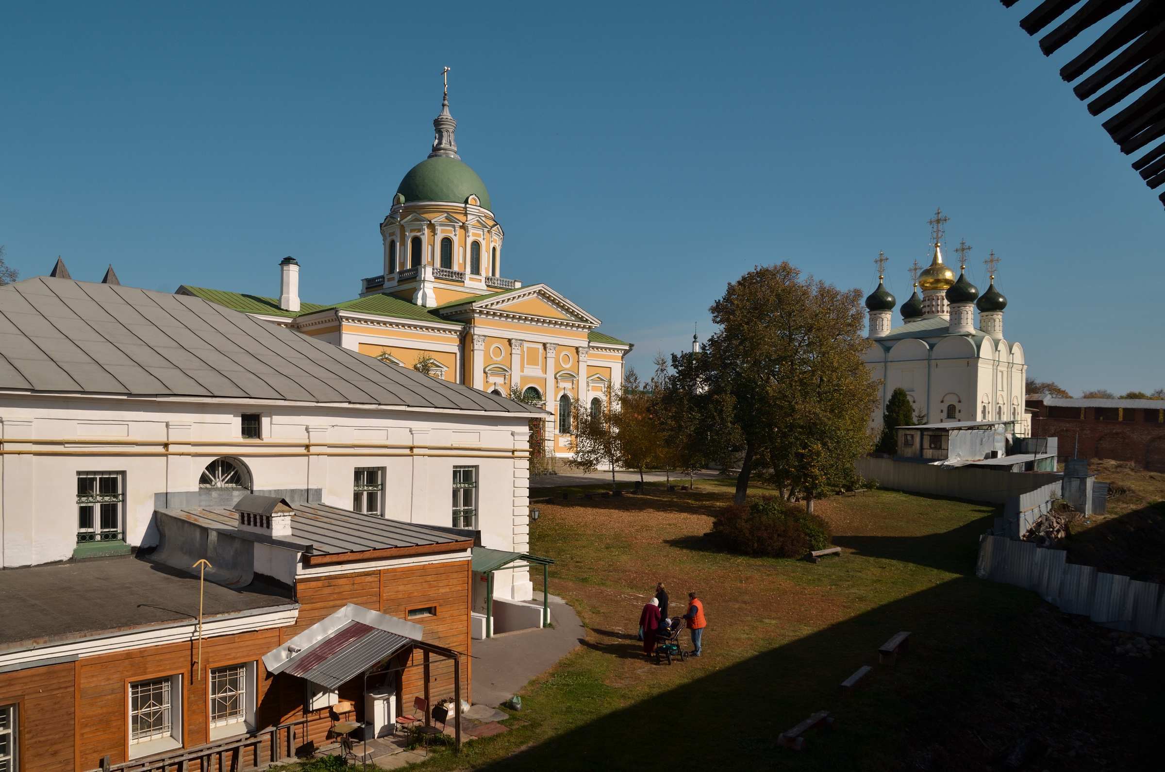 Вид со стен Зарайского кремля