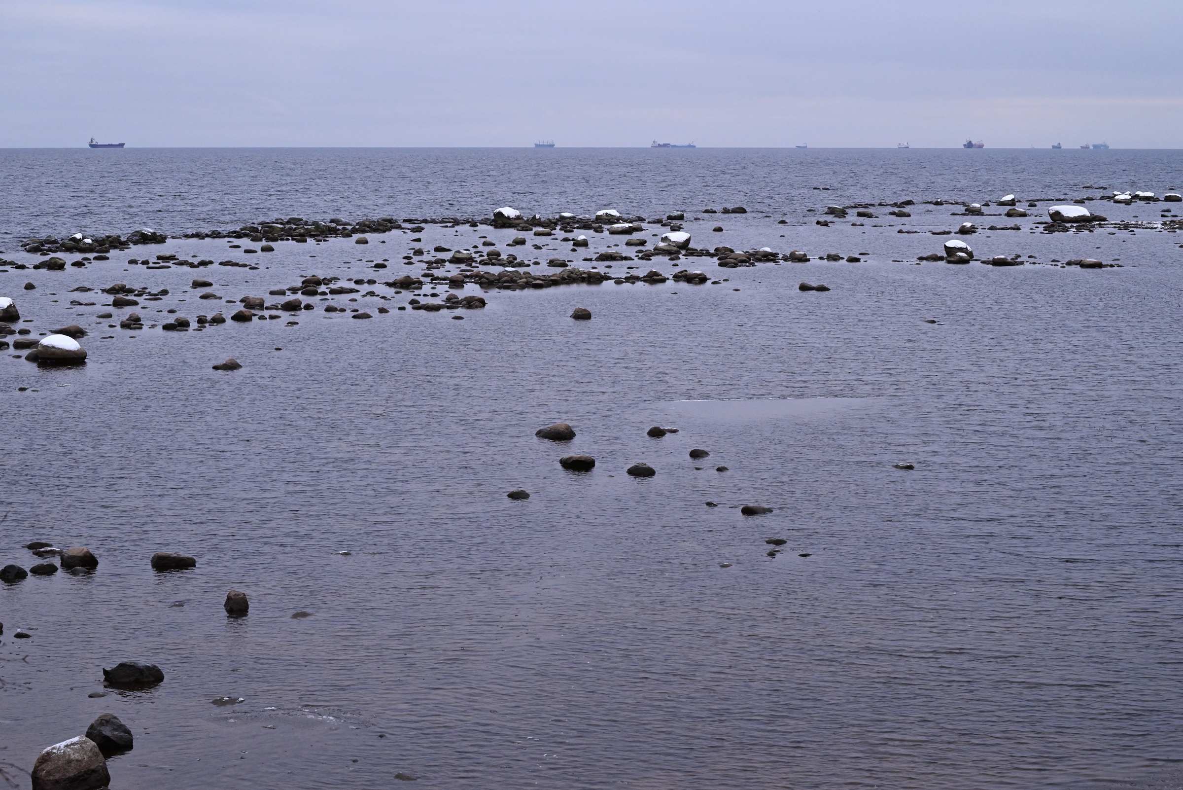 Форт Серая Лошадь. Вид на Финский залив с батареи № 331
