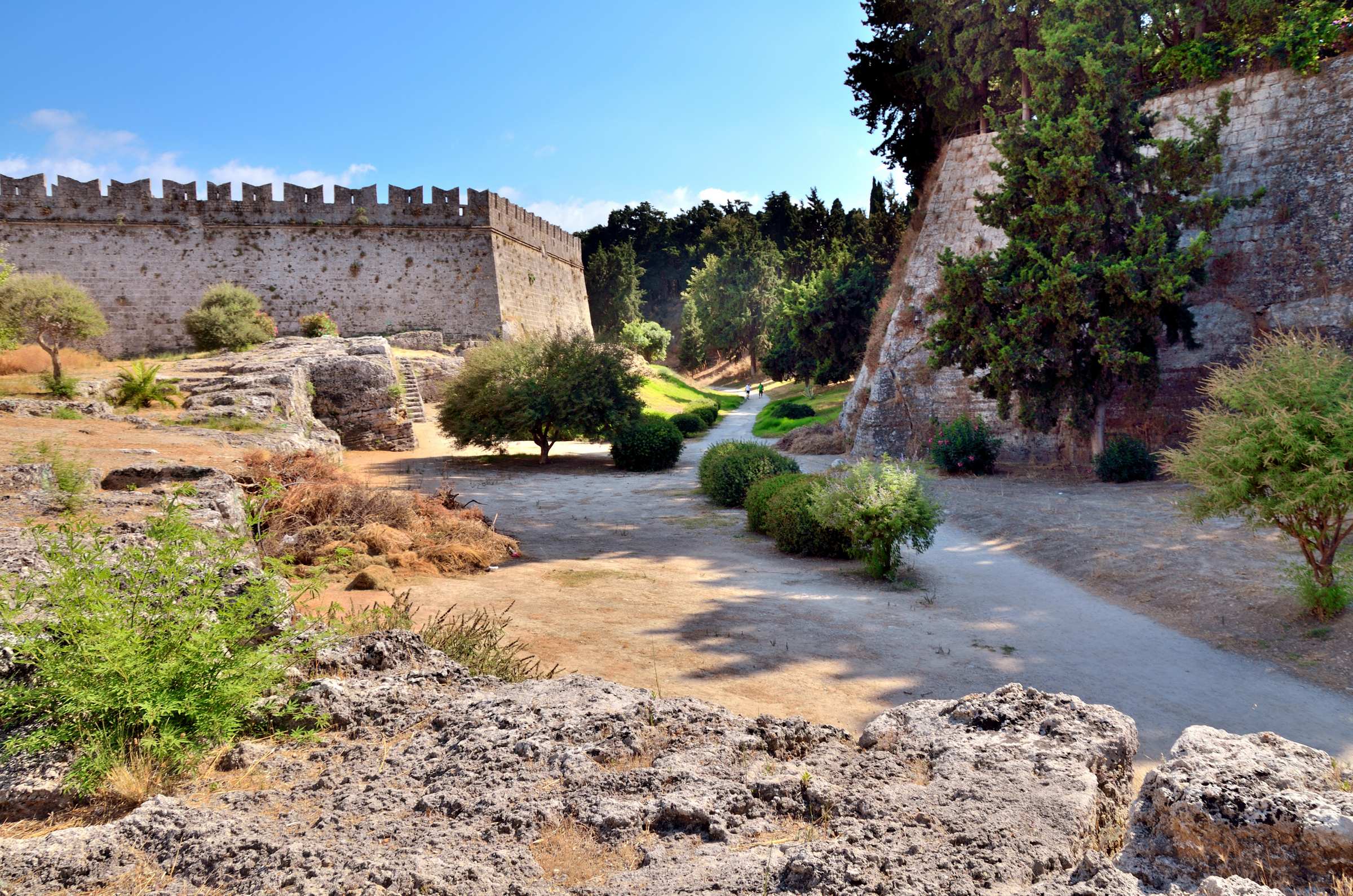 Старый Родос. Крепостные стены