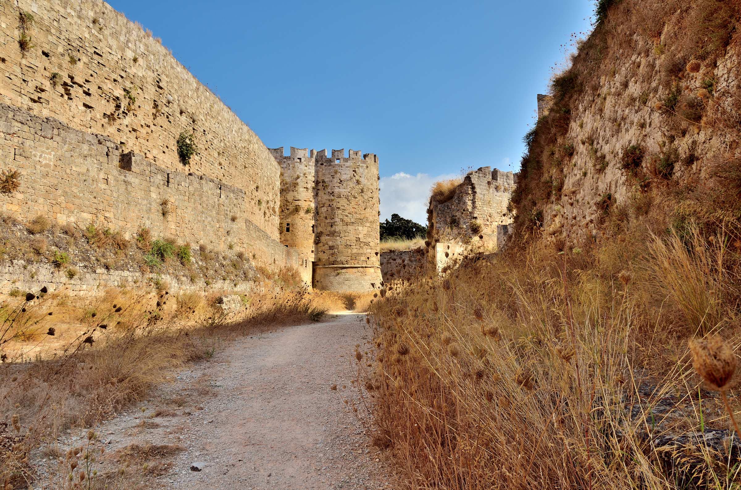 Старый Родос. Крепостные стены
