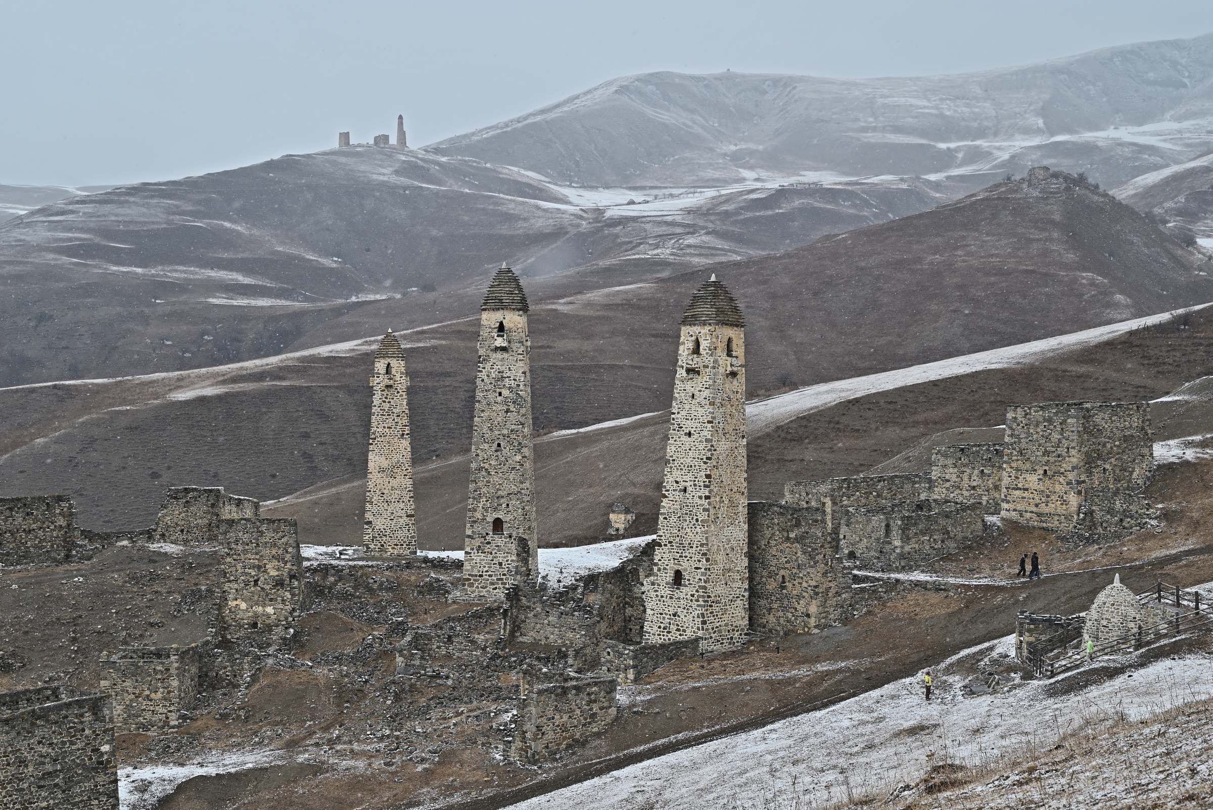 Башенный комплекс Эрзи в горах Ингушетии