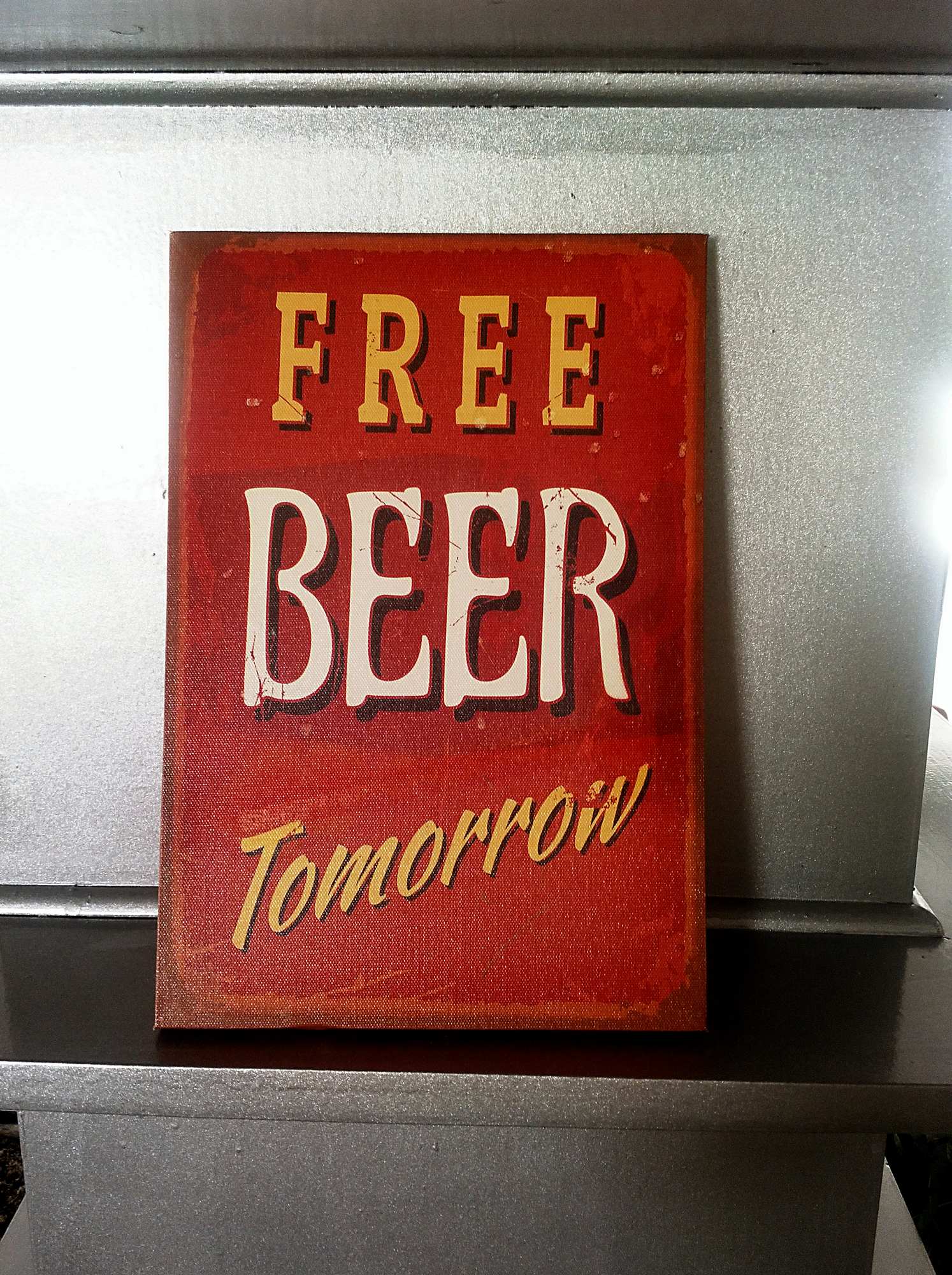 За бесплатным пивом приходите завтра!